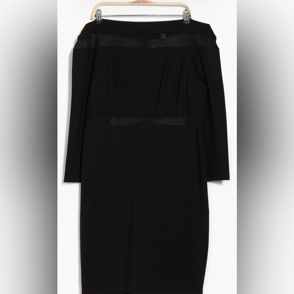 NWT LovexDesign Luna Mesh Panel Off-the-Shoulder Midi Dress - Picture 3 of 3